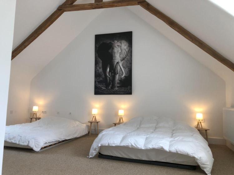 Merveilleux Cottage Dans Parc De 7,5 Hectares Saint-Nicolas-du-Pelem ภายนอก รูปภาพ